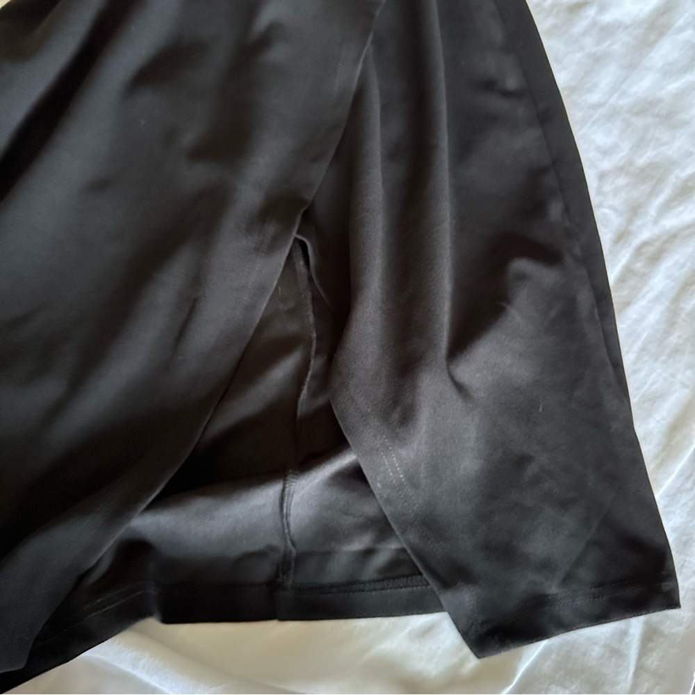Black Ruffle Midi Dress - Picture 3 of 8